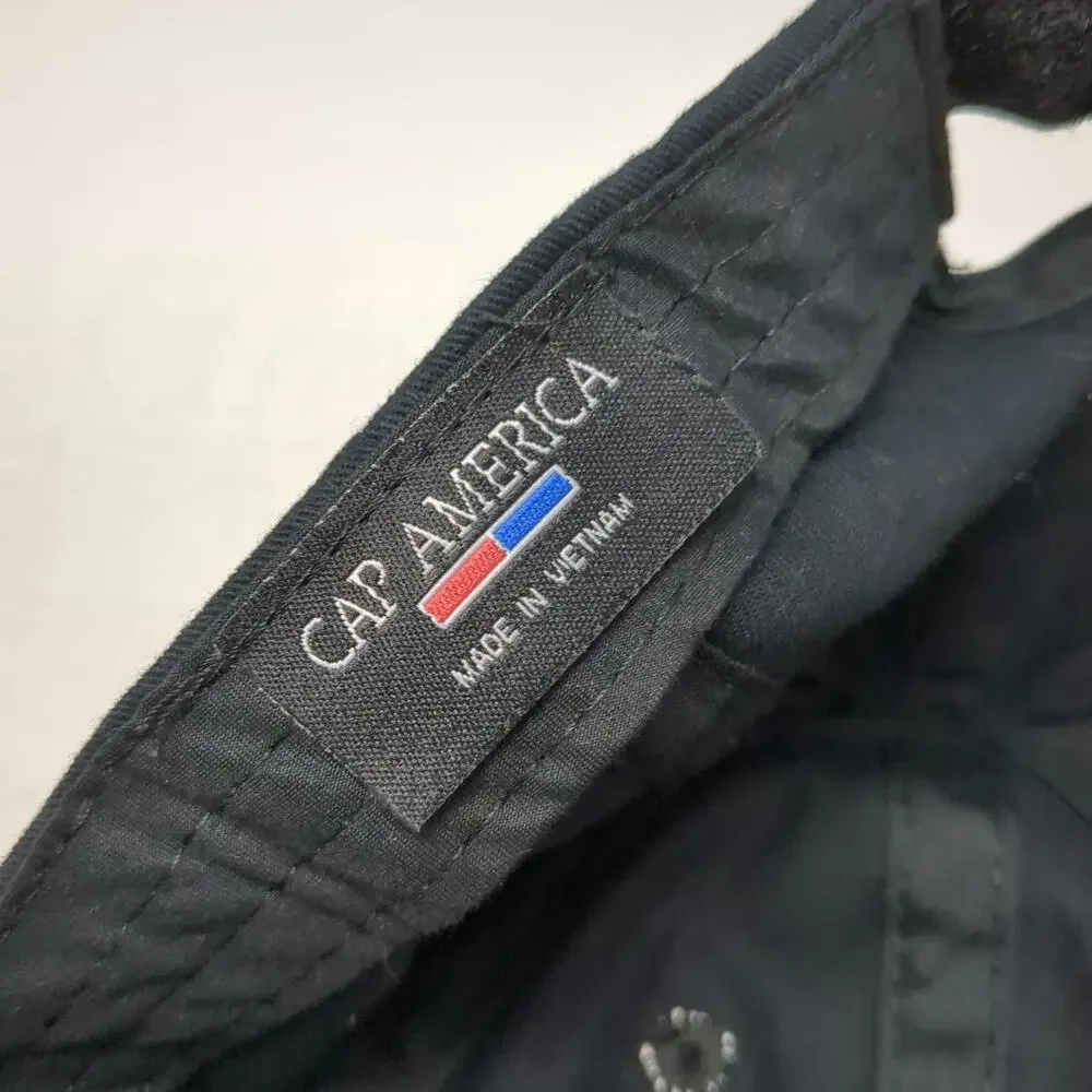 Cap America Black One Size Baseball Cap Hartford HealthCare Charlotte Strong Hat